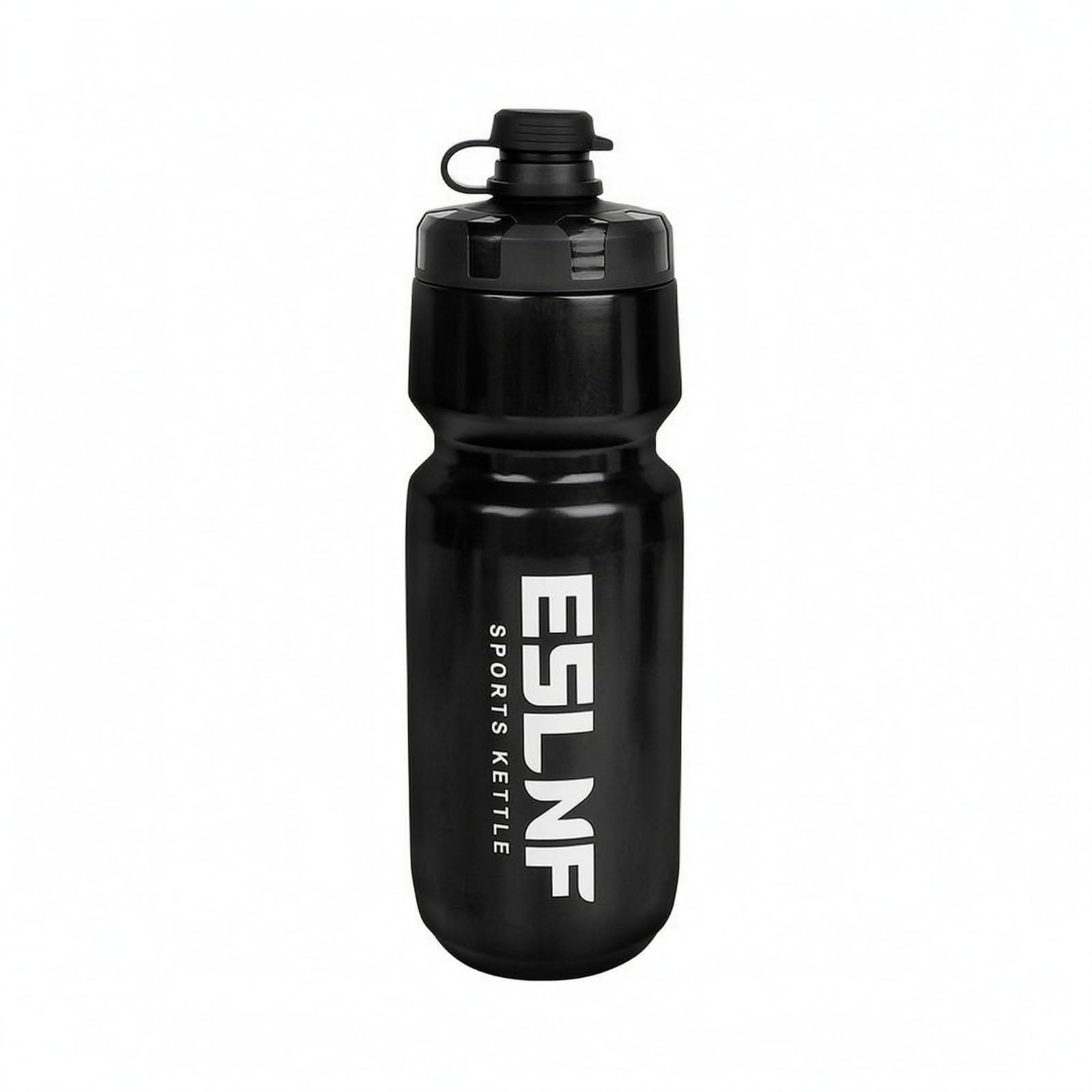 Flip-Top Cap Bike Press Bottle Grippy Middle Cycling Water Bottle Tall Cylindrical Sports Gear Printed Logo for Workouts, Black|Sporting Goods | Fitness Running & Yoga | Fitness Equipment-image-30