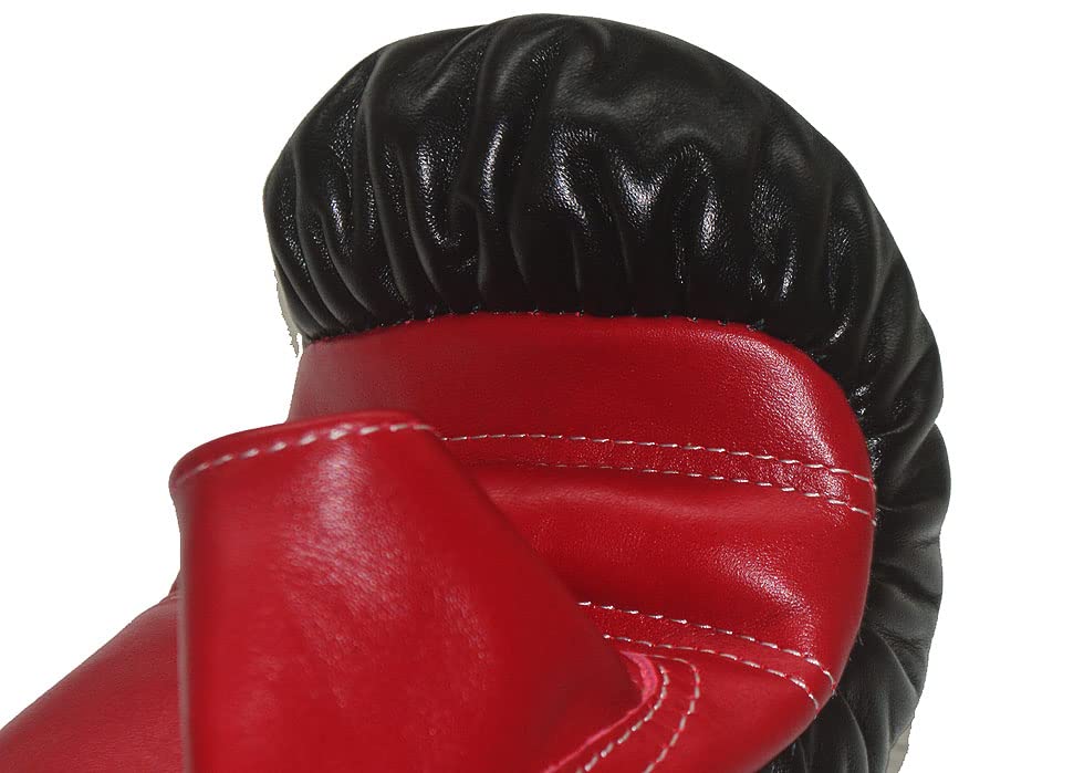 Amazon | K 本革製パンチンググローブ 黒レッド/ムエタイ名品、キック