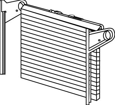 Tambour Door & Track Sets Face Frame 15" Maple