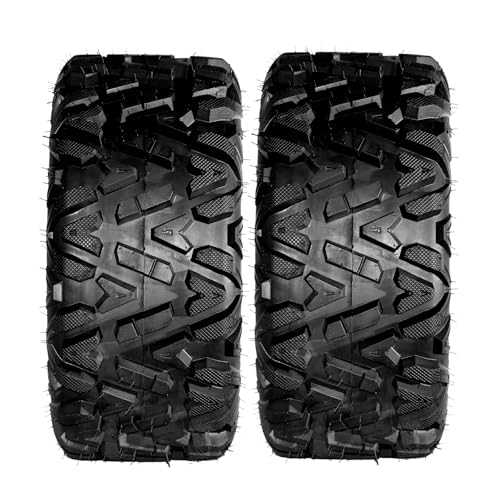 SUNROAD 4 Pcs ATV UTV Sport Tires 26x9.00-14 Front & 26x11.00-14 Rear 6 Ply All Terrain Tubeless Tires 26x9x14 26x11x14