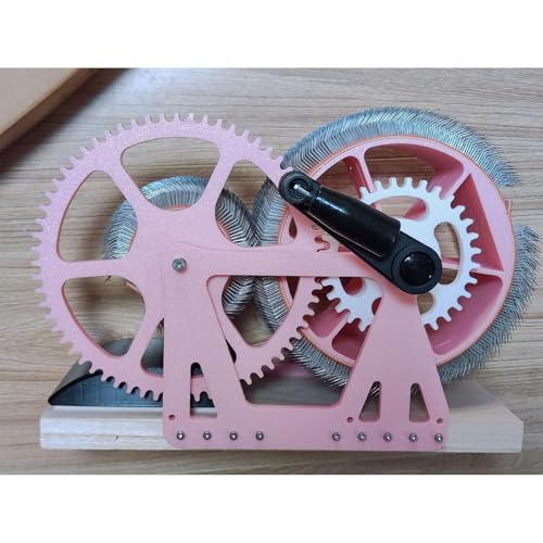 Cardador de lana con base de madera ideal para regalar a hilanderas 3