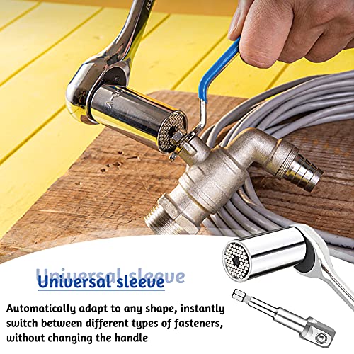 8 in 1 Chiave a bussola multifunzione con testa