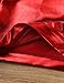 CHICTRY Kids Big Girls' Fashion Athletic Sports Outfit Shiny Metallic Dance Crop Top and Boyshort Workout Tracksuits Set Red 12