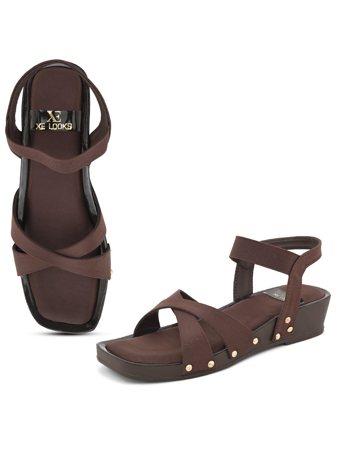 Soft & Comfortable Platform Heel Sandal with Ankle Strep for women & Girls-image-29