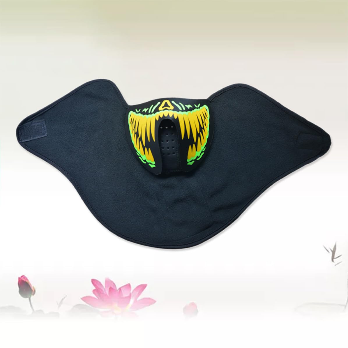 Abaodam 3 Stück Leuchtmaske mit Sprachsteuerung und Schallreaktiver Beleuchtung aus PC für Halloween und Karneval Leichte Blinkende Maske für Männer und Frauen