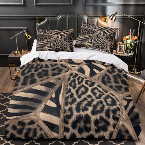 Housse de couette 3D hiéroglyphes parure de lit microfibre douce adolescents - 2
