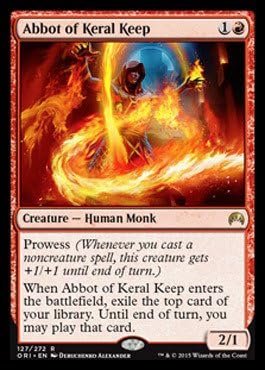 Magic The Gathering - Abbot of Keral Keep (127/272) - Origins - Foil