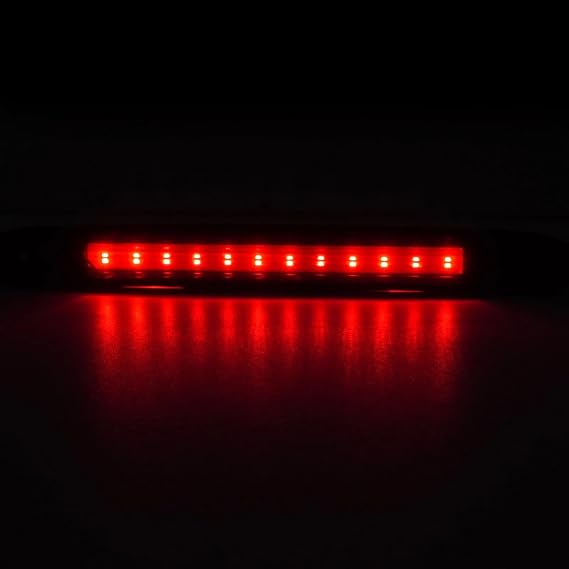 For Citroen C1 For Peugeot 107 2005 2006 2007 2008 2009 2010 2011 2012 2013 2014 Black Lens LED High Level 3rd Brake Stop Light Rear Brake Lights