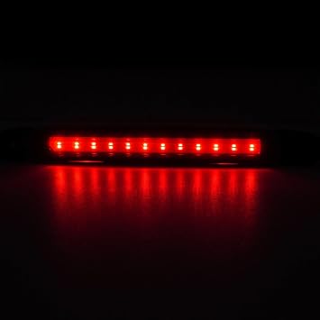 For Citroen C1 For Peugeot 107 2005 2006 2007 2008 2009 2010 2011 2012 2013 2014 Black Lens LED High Level 3rd Brake Stop Light Rear Brake Lights