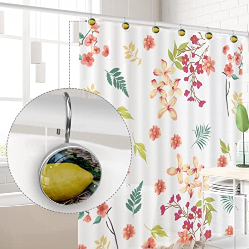 Crochets pour rideau de douche inox au design soigné et finition durable
