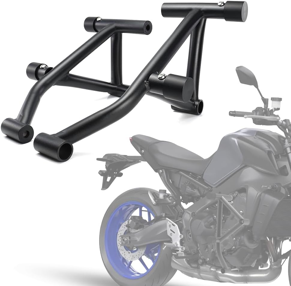 Xitomer Crash Cage Compatible with MT-09 / SP 2021 2022 2023 2024 2025 2026 MT09 MT 09 SP Engine Guard Motorcycle Crash Bar Race Rail Stunt Cage Highway Bar No Modification Required