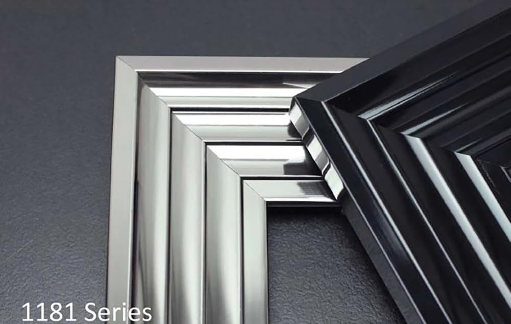 Picture Frames 12x18 Frames 3-1/4" 12x18 Poster Frame,12 x 18 Grey Picture Frame for Wall Mounting, Large Frame Ornate 18x 12 Canvas Oil Painting Frames Gothic Vintage Antique Luxury 1181 .Baroque Wood Alternative-Polystyrene for Photo,Diploma,Puzzle,TV