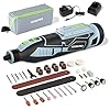 WORKPRO Cordless Rotary Tool kit 12 V, Rotary Tool Set with 114 PCS Accessories, 5 Gears Variable Speed 7500-32000 RPM, Powerful Engraver, Sander, Polisher, Perfect for DIY and Handmade