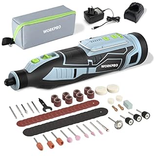 WORKPRO Cordless Rotary Tool kit 12 V, Rotary Tool Set with 114 PCS Accessories, 5 Gears Variable Speed 7500-32000 RPM, Powerful Engraver, Sander, Polisher, Perfect for DIY and Handmade