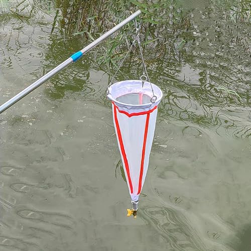 Épuisette de plancton pour étang avec perche télescopique