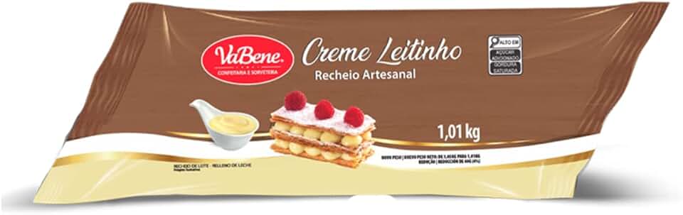 Vabene Recheio Artesanal Creme Leitinho 1 01Kg