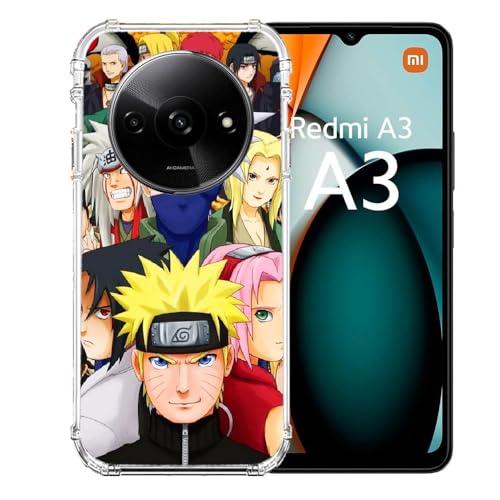 Coque Xiaomi Redmi A3 Naruto Team Cokitec antichoc