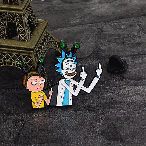 Image of Cute Enamel Pins Cartoon Lapel Pin Brooch Badge for Backpack Jackets Funny Tiger Pins for Gift DIY Accessory Clothing Bookbags Hat Decoration, Anime pins-2mr