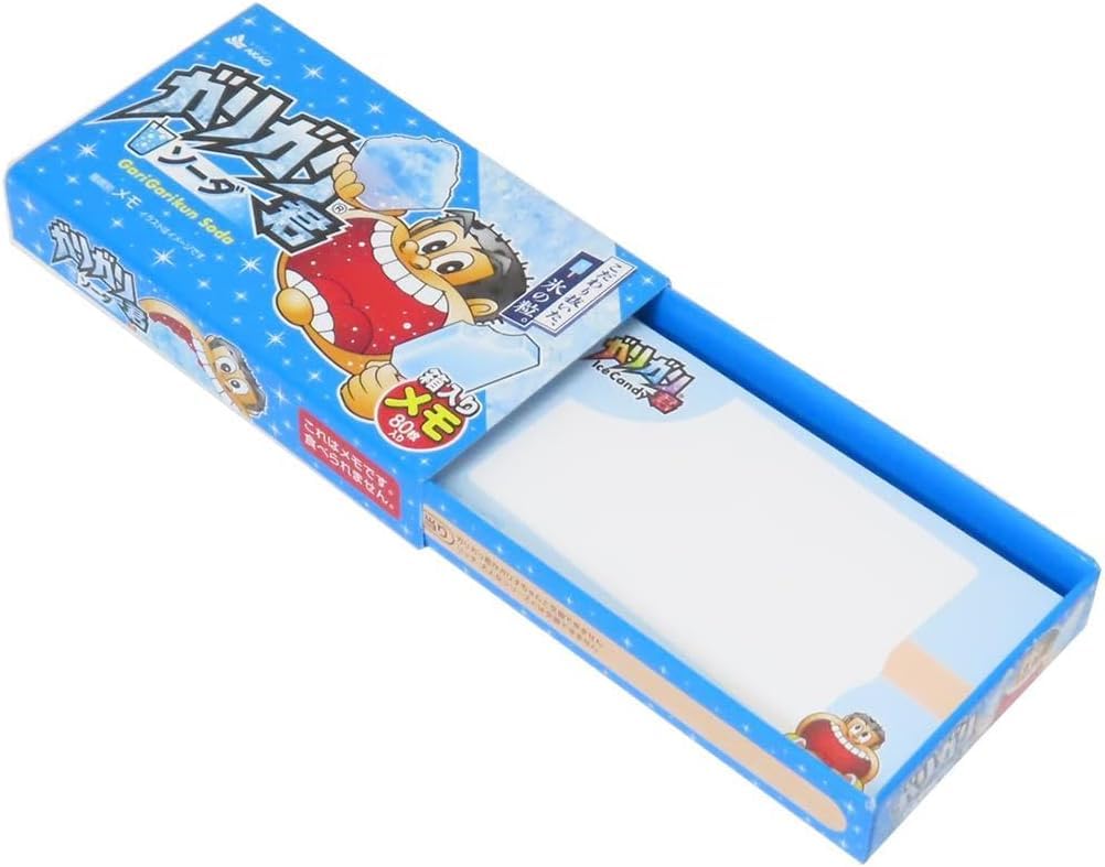 Amazon.co.jp: ガリガリ君[メモ帳]スライドメモ funbox 箱入り