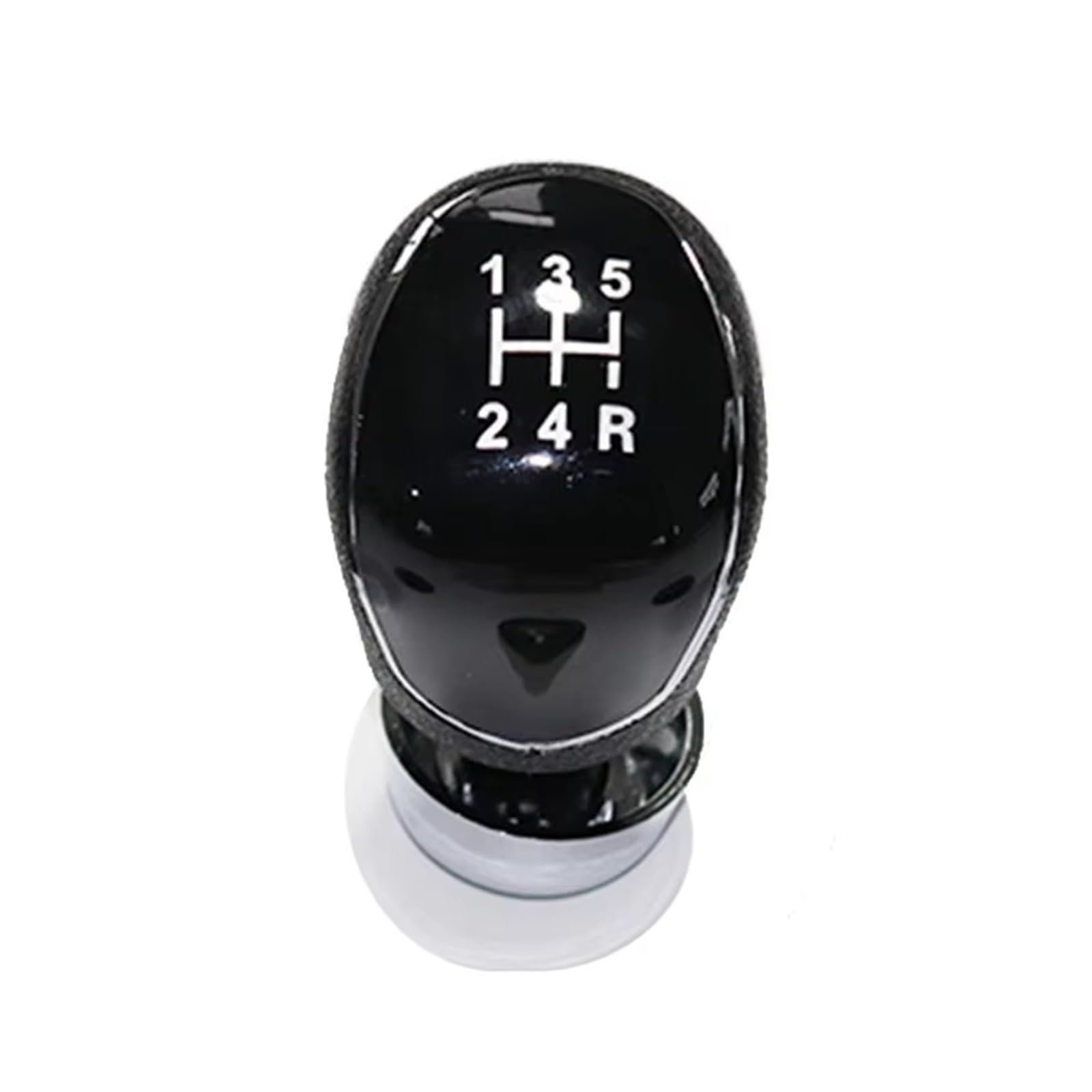GHQFROP Transmission Gear Shift Knob for Fiesta 2013 2014 Manual Car Shift Gear Knob Lever Gaitor Boot Cover Car Gear Stick Knob(5 Speed Black)