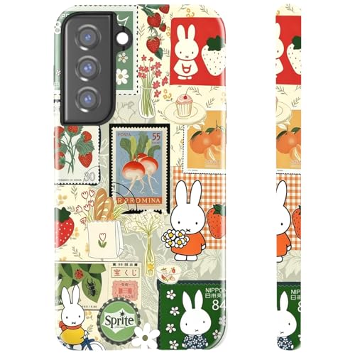 for Samsung Galaxy 26,Cute Collage Dual-Layer Hard Shell+Silicone Cover-Shockproof Protective Phone Case for Women Girls