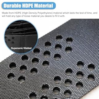 Stabilisateur de gravier de 5,1 cm de haut pour allée - Géo - En polyéthylène - Flexible - Pour aménagement paysager, chemins et patios - 2 m x 2 m