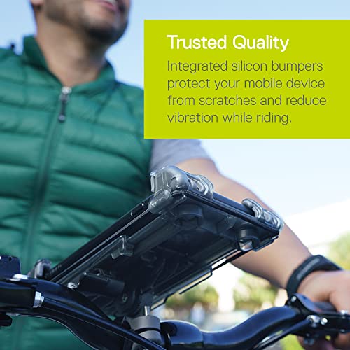 Hefty Bike Phone Mount By Delta Cycle - Premium Universal Bicycle Smartphone Holder Adjusts To Any Handlebar & Fits Any Phone Or Iphones - Easily Accessible On The Go - Hands-Free Access #TOP4