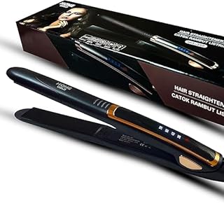 مكواة فرد شعر HG-390 35 وات بدرجة حرارة عالية تصل إلى 482 درجة مئوية وألواح مسطحة وسلك دوار 360 درجة لتصفيف الشعر المجعد والمفرود وتسخين سريع خلال 30 ثانية، أداة تصفيف بنتائج صالون التجميل