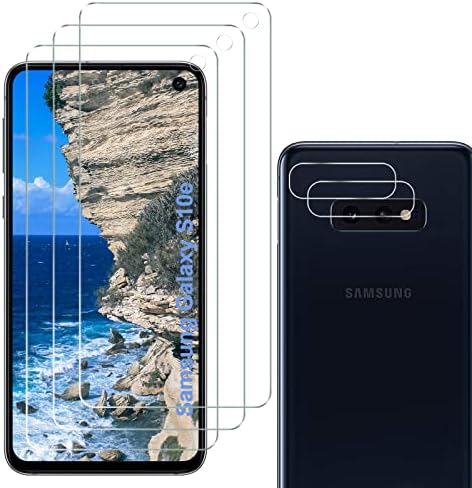 DOSNTO Screen Protector for Samsung Galaxy S10e Tempered Glass Full Coverage [Case Friendly] [Edge to Edge] [Bubble Free] [Anti-Scratch] [Touch Sensitive] [Ultra HD] Screen Guard Saver Shield Film