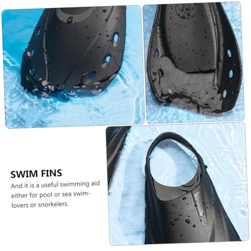 Cabilock Aletas De Natación Ajustables para Adultos Talla l Material Trp Ligero Entrenamiento De Natación y Esnórquel Aletas Cortas Flotantes para Buceo y Recreativa - imagen 6