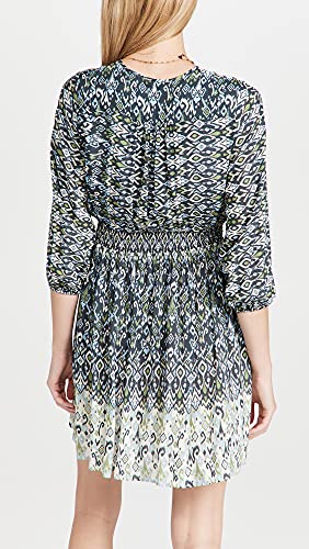 Shoshanna Women's Mirza Dress, Grey Blue/Sepia/Ivory, 4 #TOP2