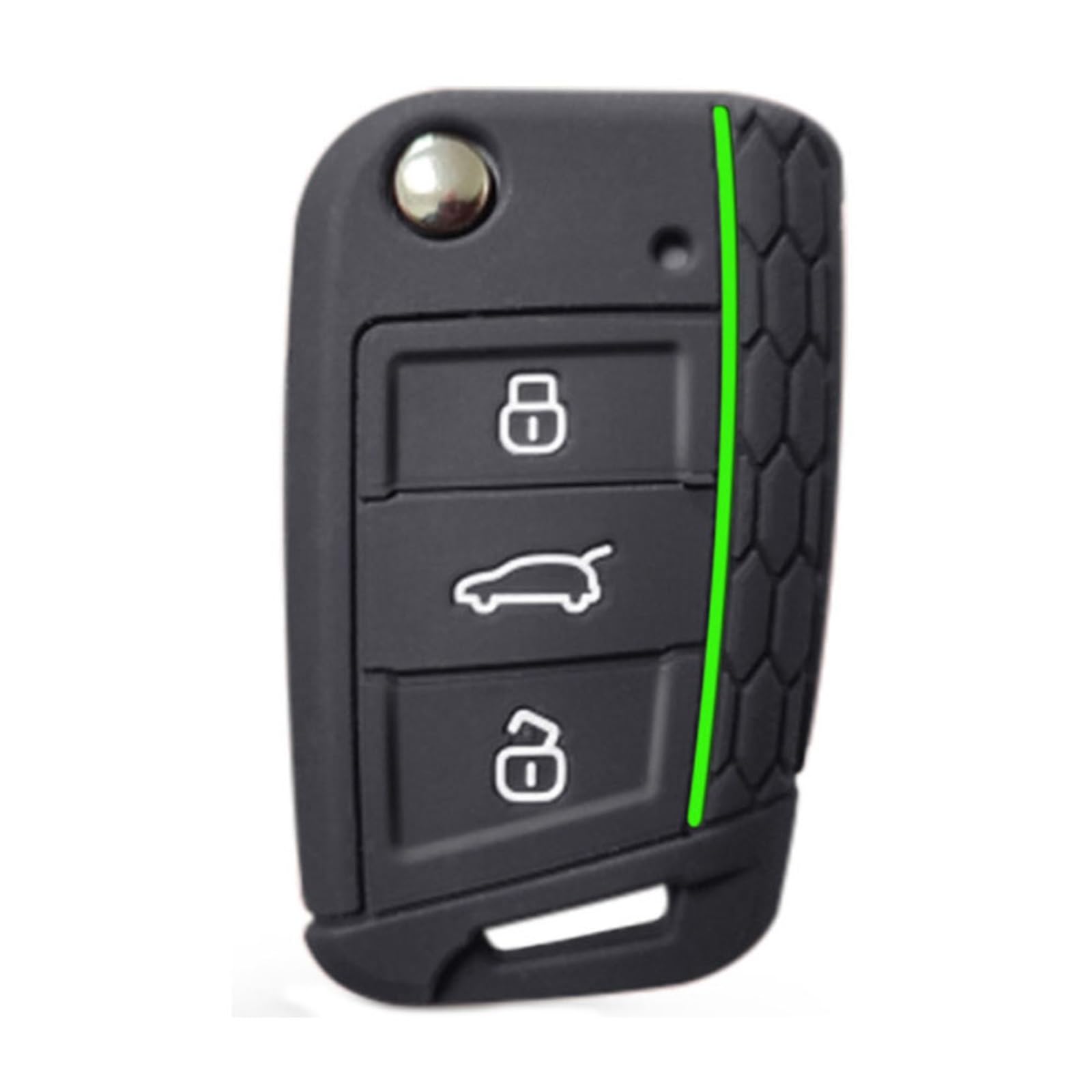 Etui clés télécommande de voiture en silicone pour VW Polo Golf 7