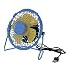 Produktbild JEMIDI Mini USB Tischventilator Ventilator Tisch Schreibtisch Schreibtischventilator für Büro oder Zuhause Blau/Gelb
