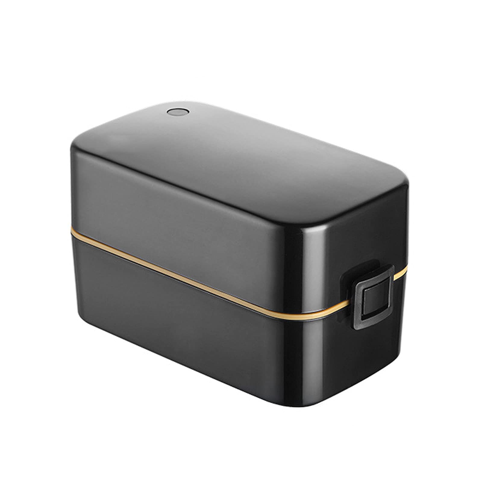 XYIANG Lunch Boxes,Stackable Thermal Bentos Boxes, Leakproof Food Container with Lunch Bag and Utensils, Microwave Dishwasher Safe (Black)