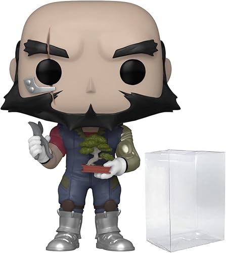 POP Cowboy Bebop - Figura de vinilo negro azabache con bonsai Funko (paquete con funda protectora de caja compatible), multicolor, 3.75 pulgadas