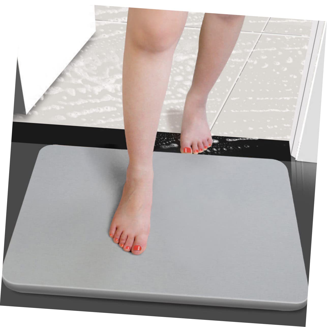 Terre de Diatomée Tapis de Bain Antidérapant Absorbant