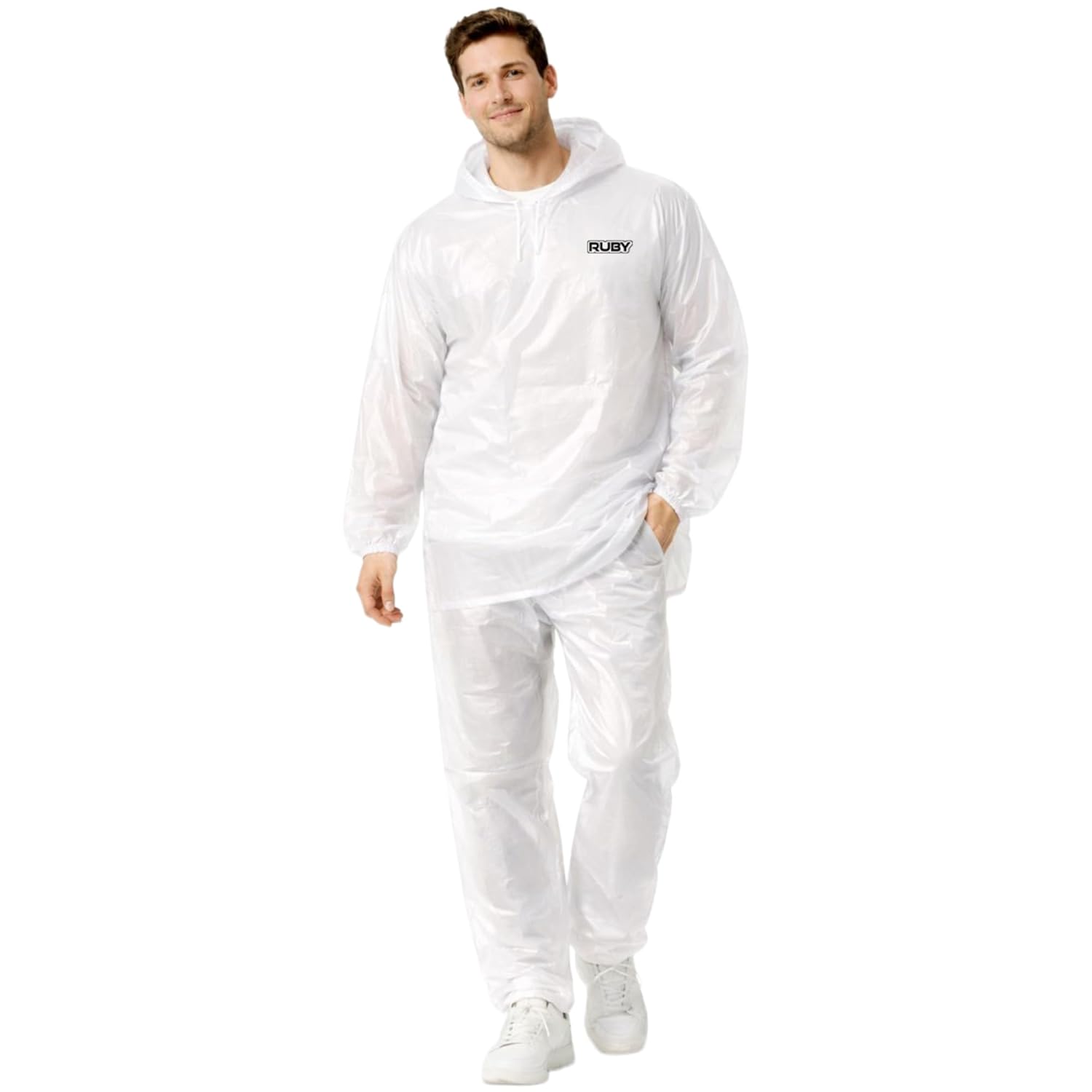 Trans Poncho Rain Suit | PVC Waterproof Rainwear for Men & Women for Men & Women