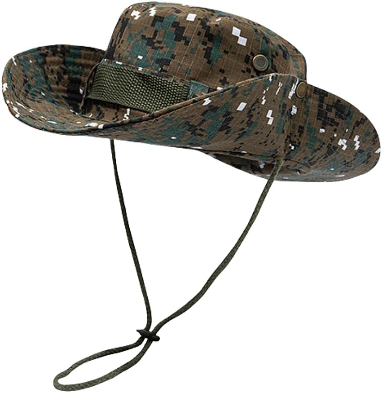 Sun Hats for Men Women Camo Bucket Hat Protection Dominican