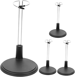 Toddmomy Estrutura De Suporte Para Boneca Gabys Dollhouae Suporte De Metal Estatueta Prateleira De Exibição 4 Pçs Suporte De Figura De Ação De Metal Suporte De Boneca De Plástico Suporte