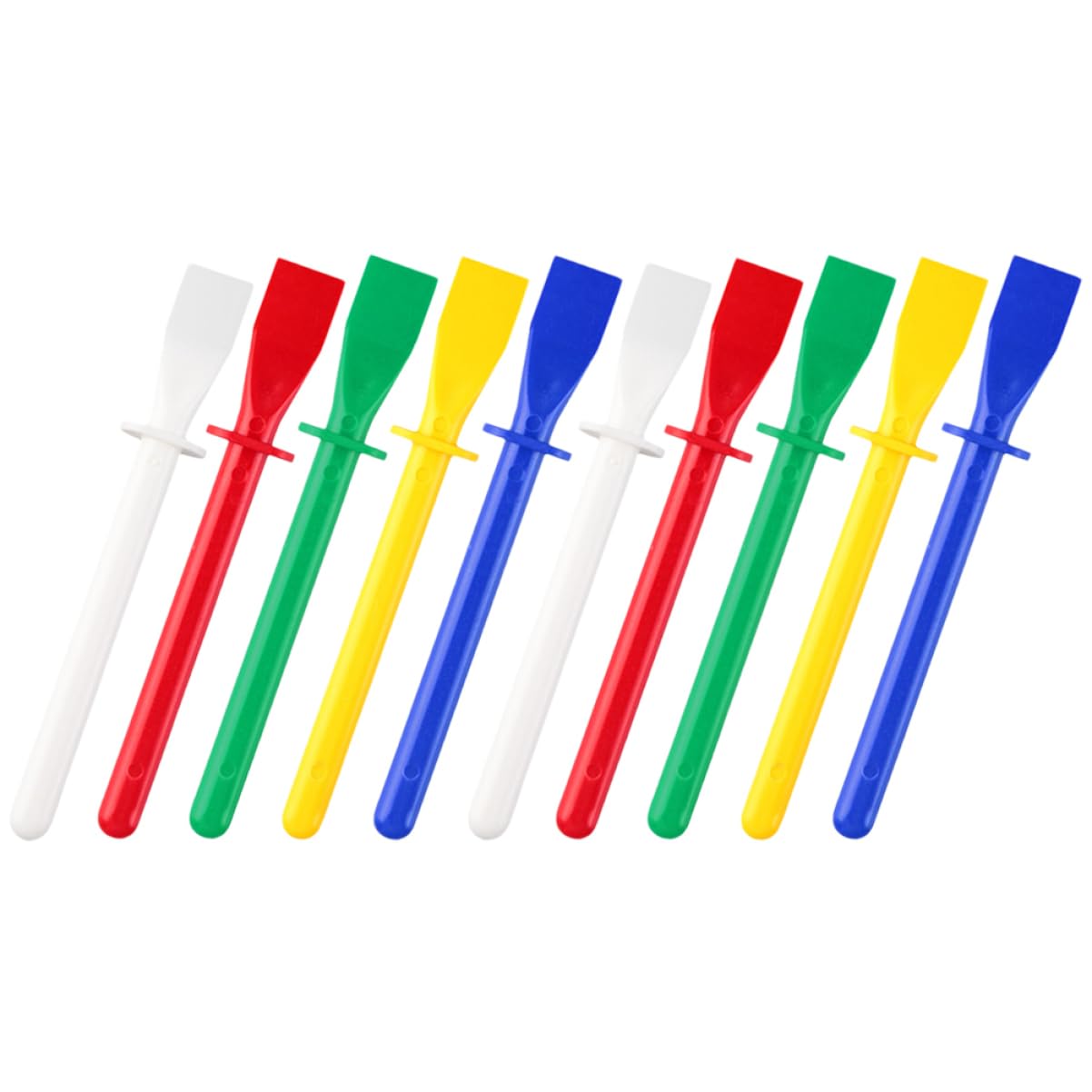OSALADI 4 Set Striscio Di Colla Fai Da Te Glue Bastoncini Applicatori Di Colla Bastoncini Di Colla Jumbo Adesivo Spalmatore Di Colla Per Pellame Spatola Per Colla Materiale Pp 10 Pezzi * 4