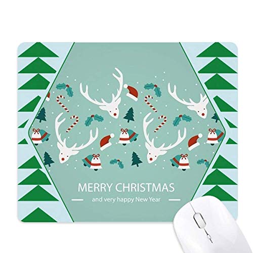 Tapis de souris green pine tree wapiti pour décorer votre bureau
