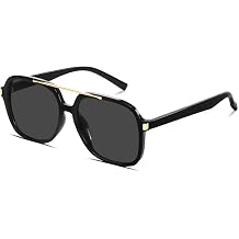 GUVIVI Aviator Sunglasses for Women Men Retro Square 70s Sun Glasses | 2026 Top Bar Sun Glasses Sunnies Lightweight Shades Pilot UV400 protection Vacation Travel Beach Outfits Must Haves