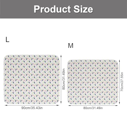 Coussinets pipi pour chiots lavables à haute capacité d'absorption textile