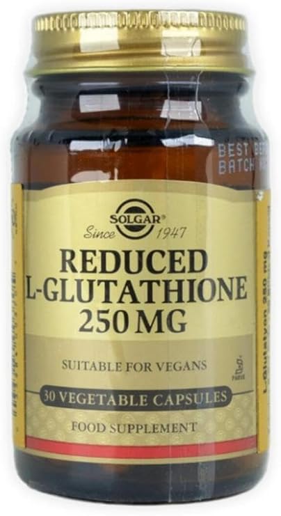 Solgar L-Glutathione 250 mg (Reduced) 30 Capsules