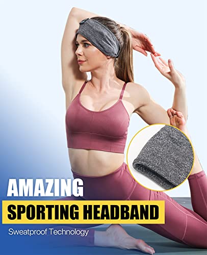 Asmrband Headband Headphones, Sleep Headphones Adjustable, Sleeping Headphones Comfortable Headband With Thin Speaker Microphone Handsfree Best Gift Ideas For Women Men #TOP1