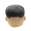 PartyCostume Latex Hunam face Mask (Kim Jong Un) One Size gallery image