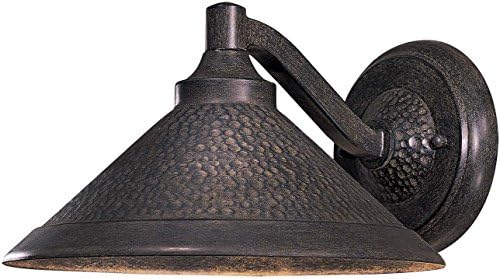 Minka Lavery 8102-A138 Kirkham Modern Outdoor Dark Sky Exterior Wall Lantern, 1-Light, 60 Watts, Bronze (11"W x 7"H)