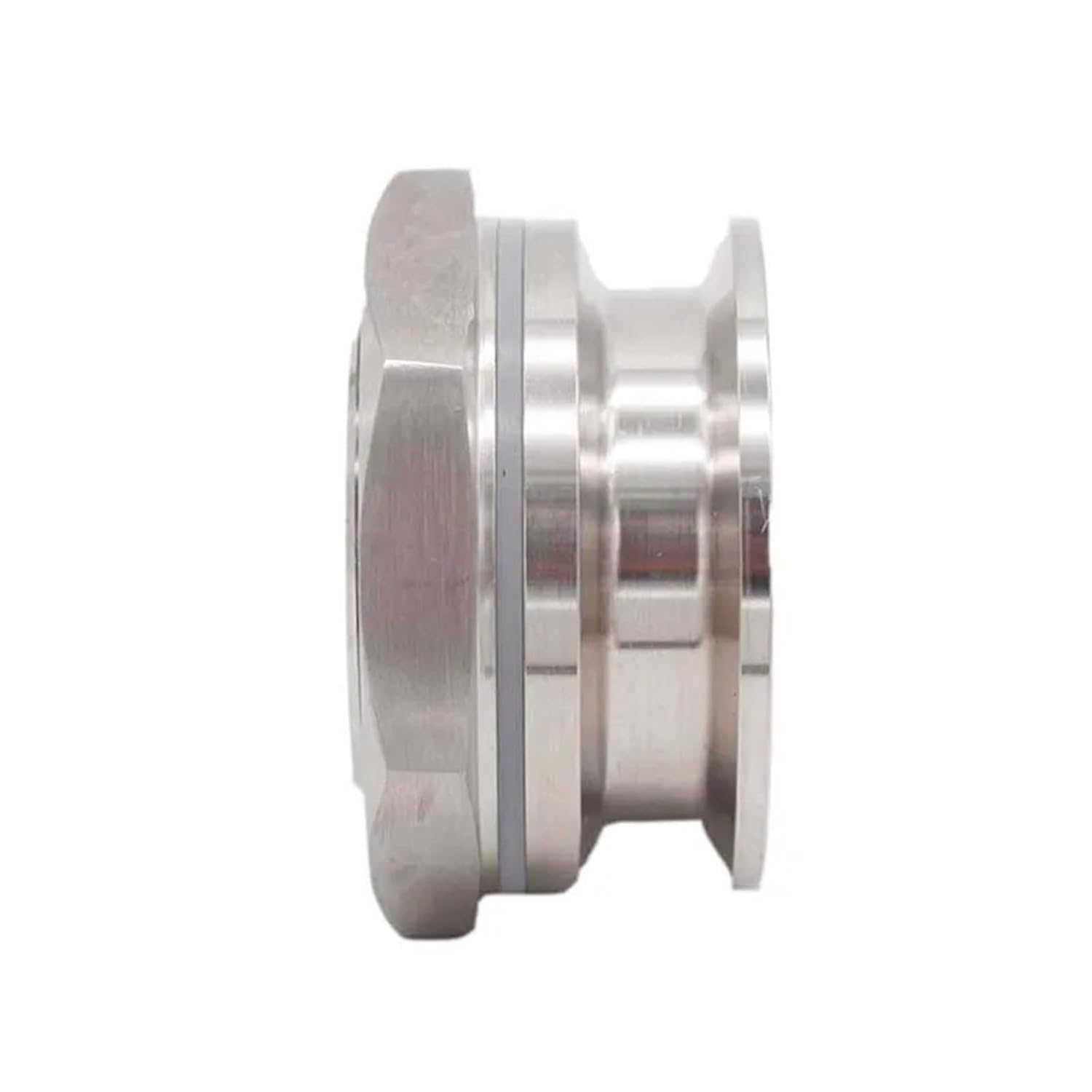 Kettle Retrofit Part Weldless Bulkhead 2inch Tri Clamp 304 Stainless Steel Double TC 48mm Hole Required(48mm Hole Punch)