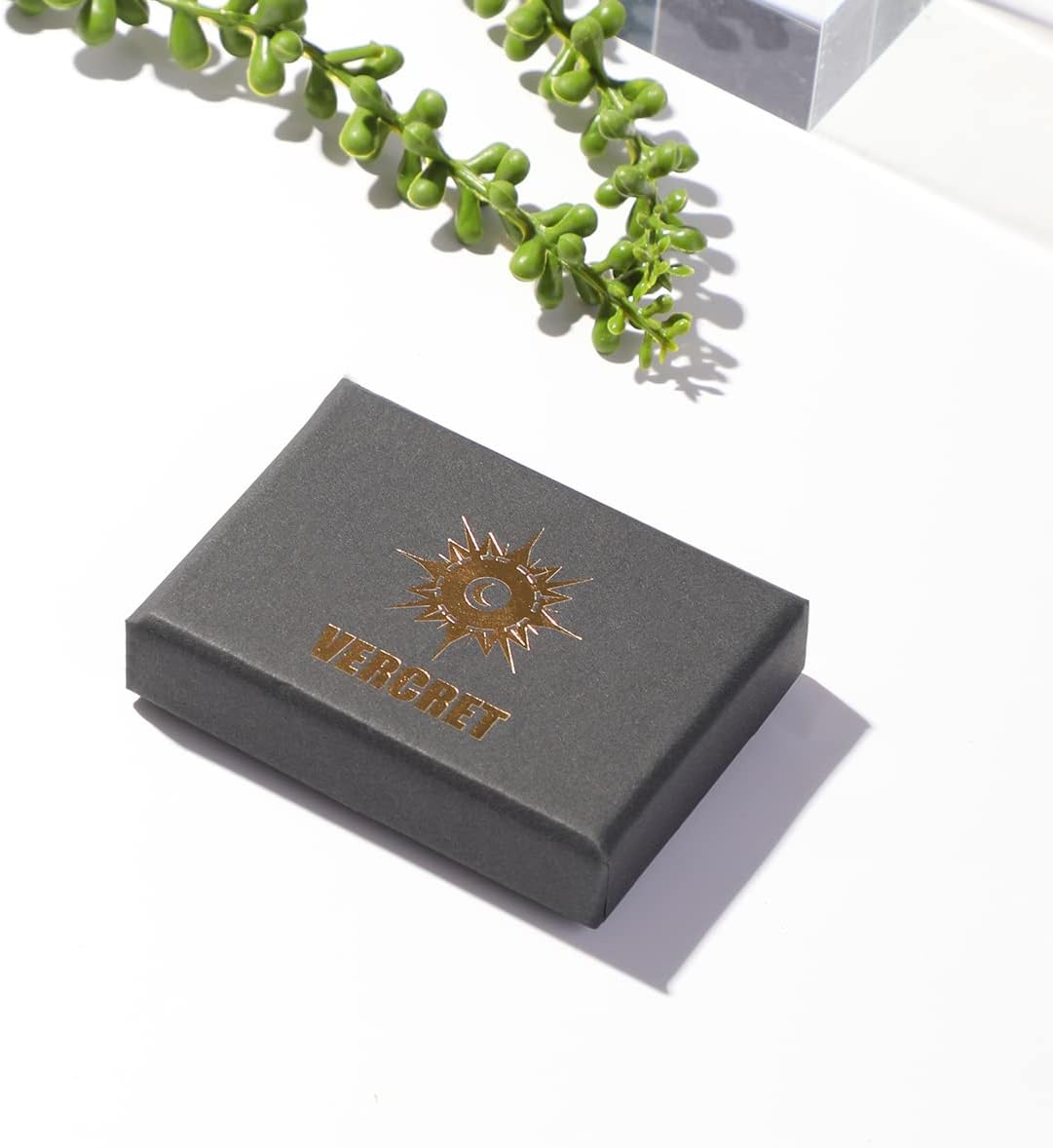 Vercret Gold Earrings Cuff for Women CZ Earring Ear Cuff for Friend, Sister, Daily Wearing