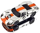 AFX Ford GT40 MKII #4 Mirror Chrome/Orange Edition Mega G+ Chassis HO Slot Car Exclusive
